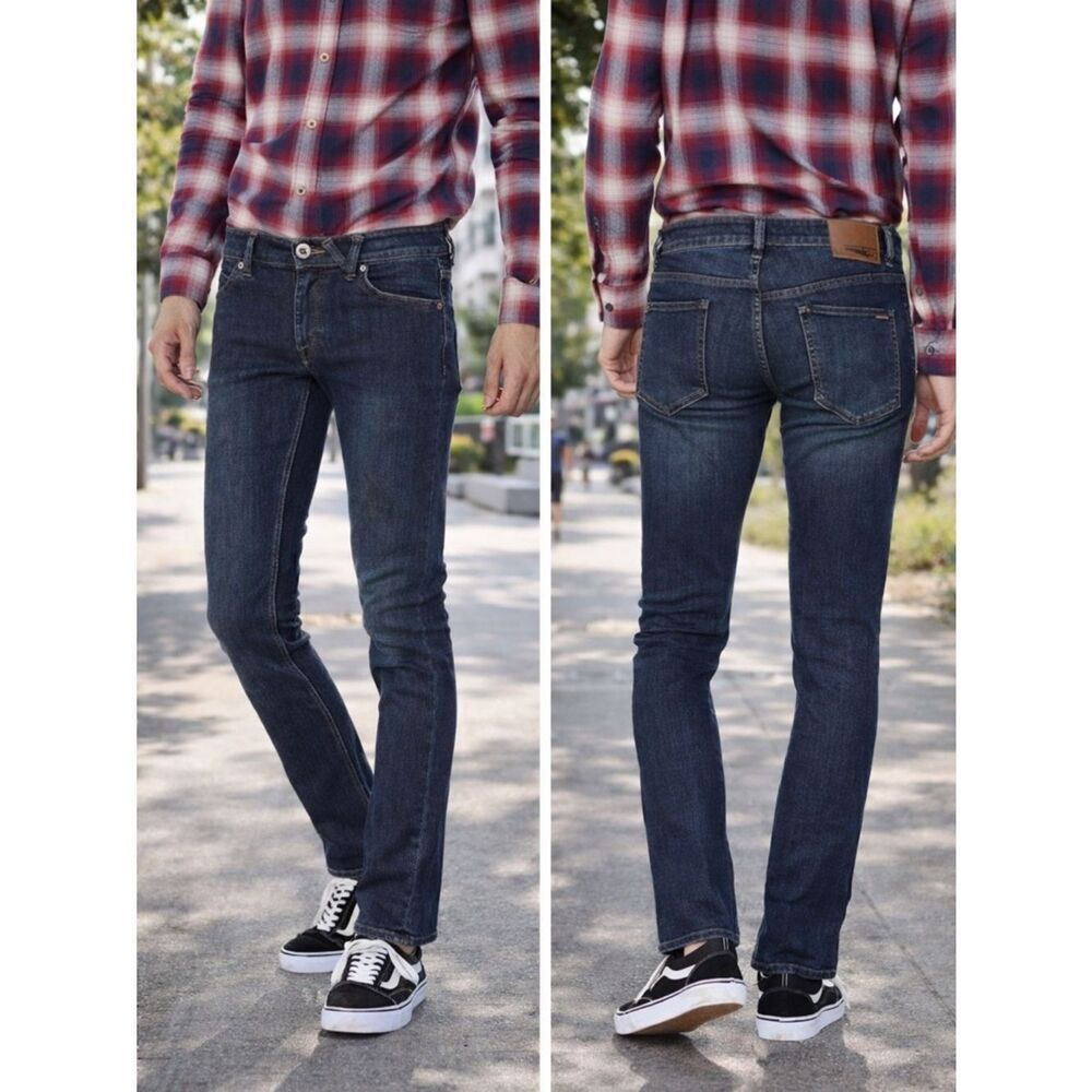 Volcom Vorta Slim Fit Stretch Denim Jeans